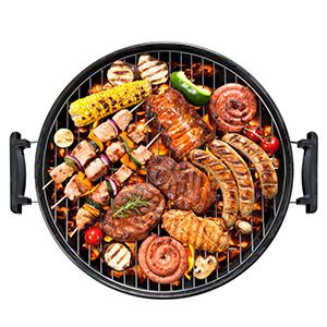SUNLIFER 20.5 Inch Vertical Charcoal Smoker and Grill Combo, Heavy-Duty BBQ Smokers for Outdoor Cooking Camping
