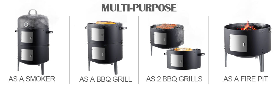 17 Inch Smoker & Grill